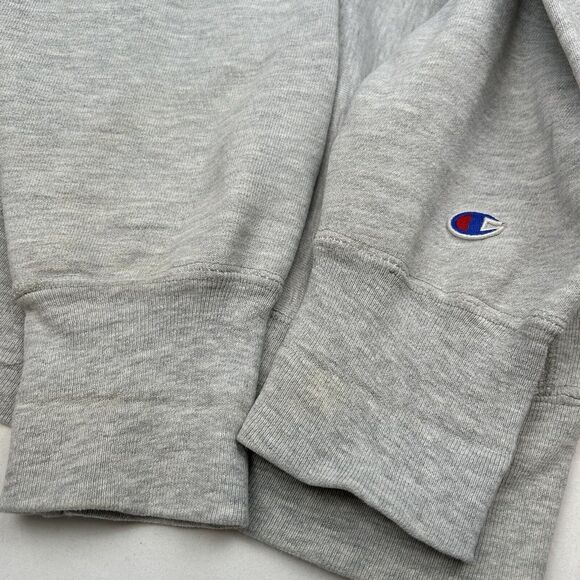 Vtg 80s James Madison University Warm Up Champion Reverse Weave Sweatshirt XL - Picture 7 of 10